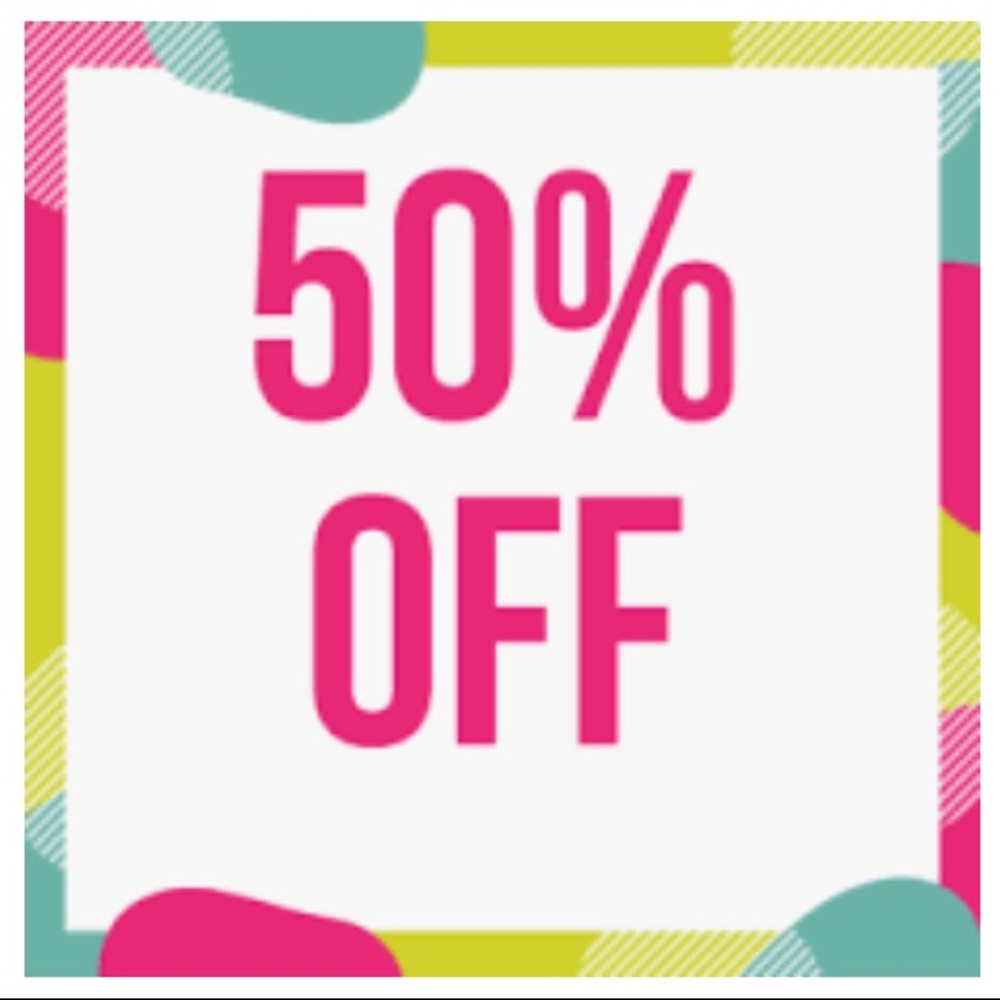 Big Sale! Everything is 50%!!! 🌺✨🛍🎊